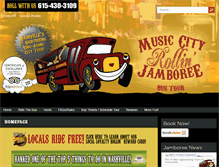 Tablet Screenshot of musiccityrollinjamboree.com